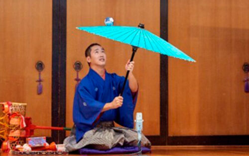 太神楽曲芸「回す」